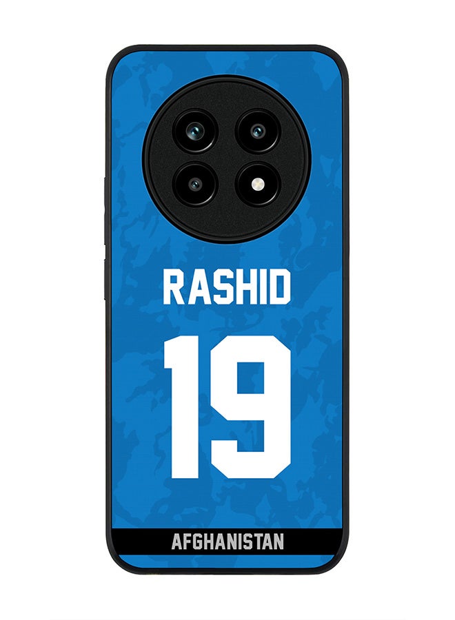 For Realme 13 Pro / 13 Pro+ Case,Slim fit Camera Protection, Shockproof Thin Phone cover  - Afghanistan Rashid Khan, Jersey No 19